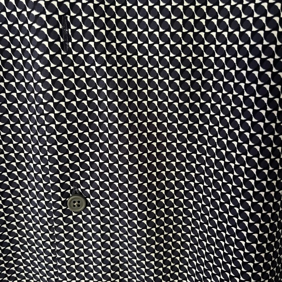 NWOT Men's BOSS Roan Performance Button Down Short Sleeve Shirt Sz XL - Picture 4 of 4